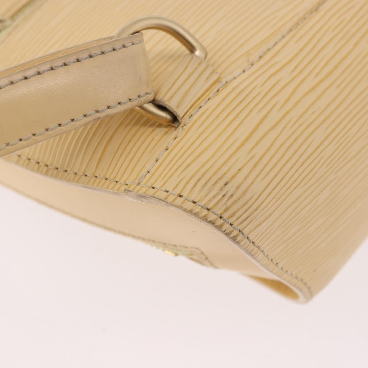 Louis Vuitton Mabillon Epi Leather Beige Leather Backpack Bag (Pre-Owned)
