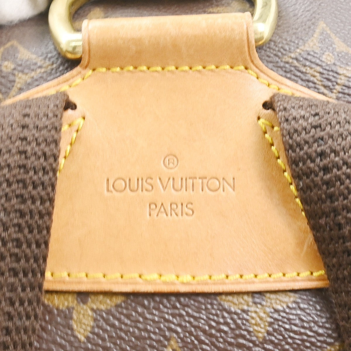Louis Vuitton Vintage Montsouris Monogram Canvas Brown Canvas Backpack Bag (Pre-Owned)