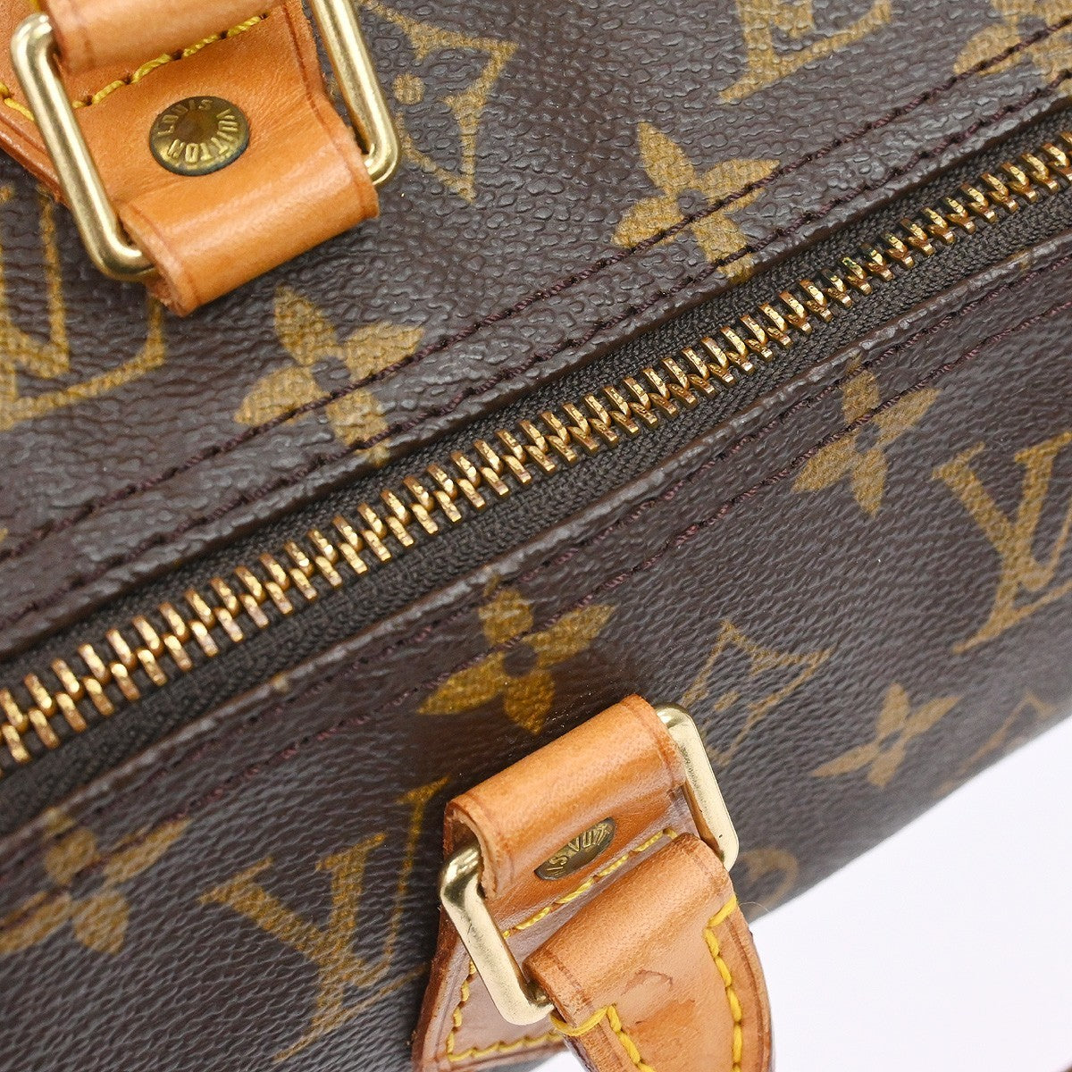 Louis Vuitton Speedy Monogram Brown Canvas Handbag (Pre-Owned)