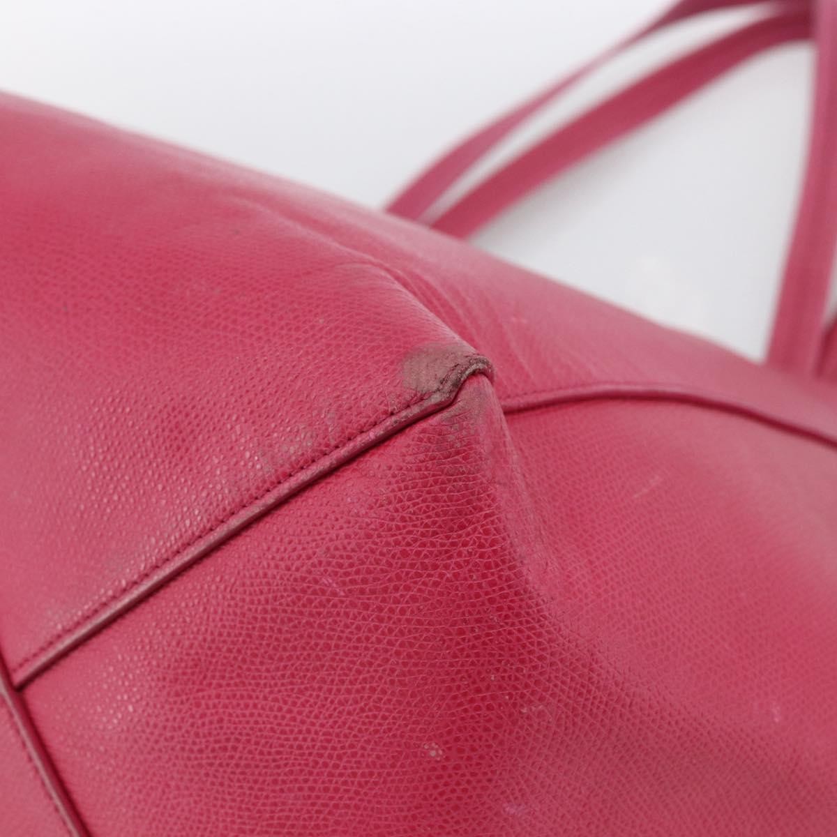Celine Phantom Cabas Leather With Shearling Pink Leather Tote Bag Bag (Pre-Owned)