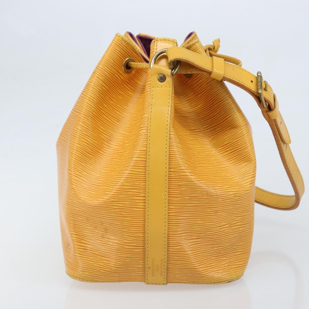 Louis Vuitton Petit Noe Epi Leather Yellow Leather Shoulder Bag Bag (Pre-Owned)