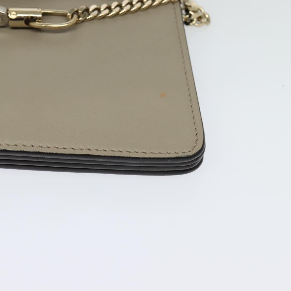 Chloe Faye Leather And Suede Gray Suede Shoulder Bag Bag (Pre-Owned)