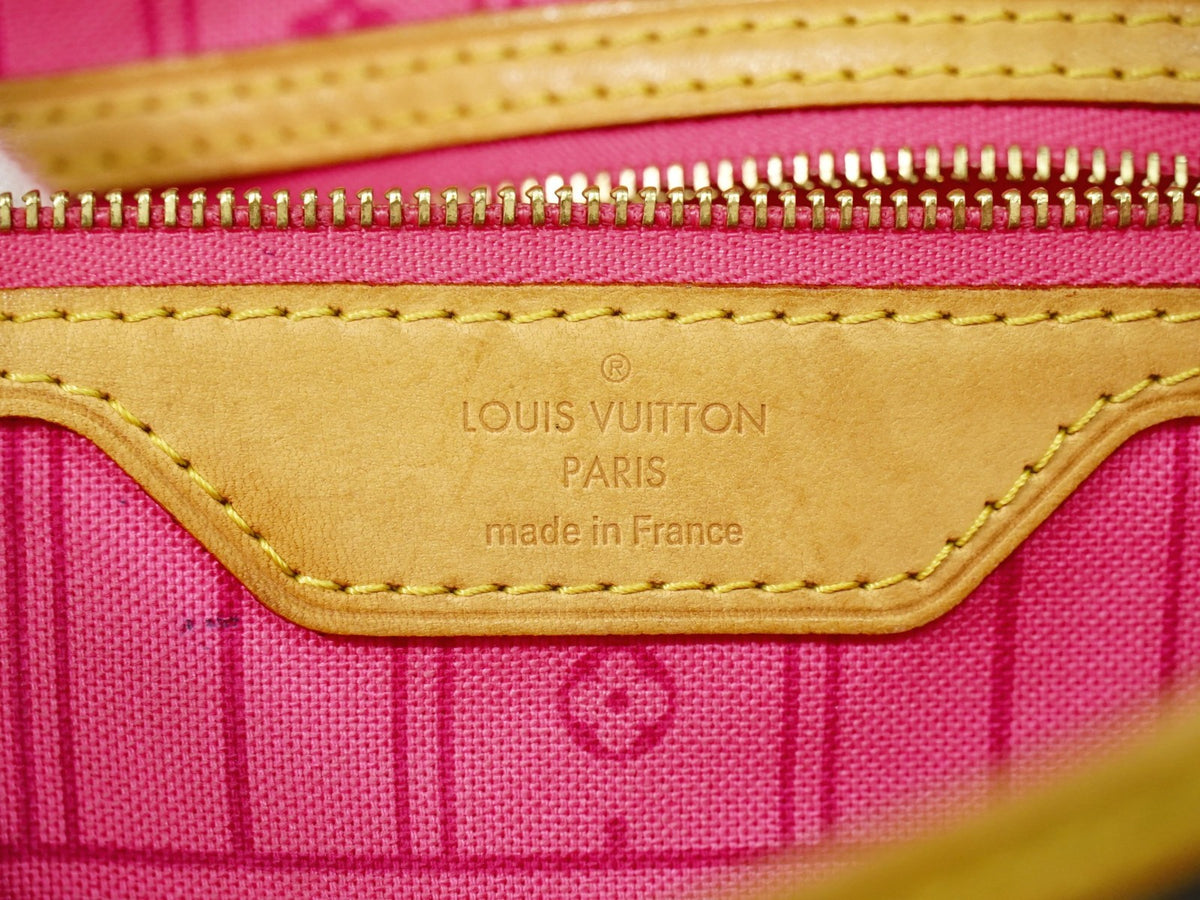 Louis Vuitton Neverfull Limited Edition Monogram Roses Brown Canvas Tote Bag Bag (Pre-Owned)