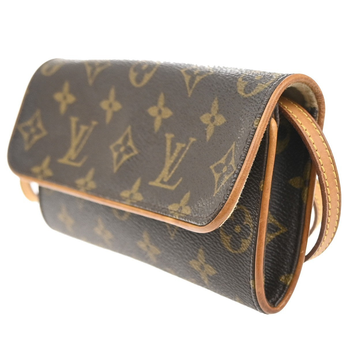 Louis Vuitton Twin Monogram Canvas Brown Canvas Clutche & Pouche Bag (Pre-Owned)