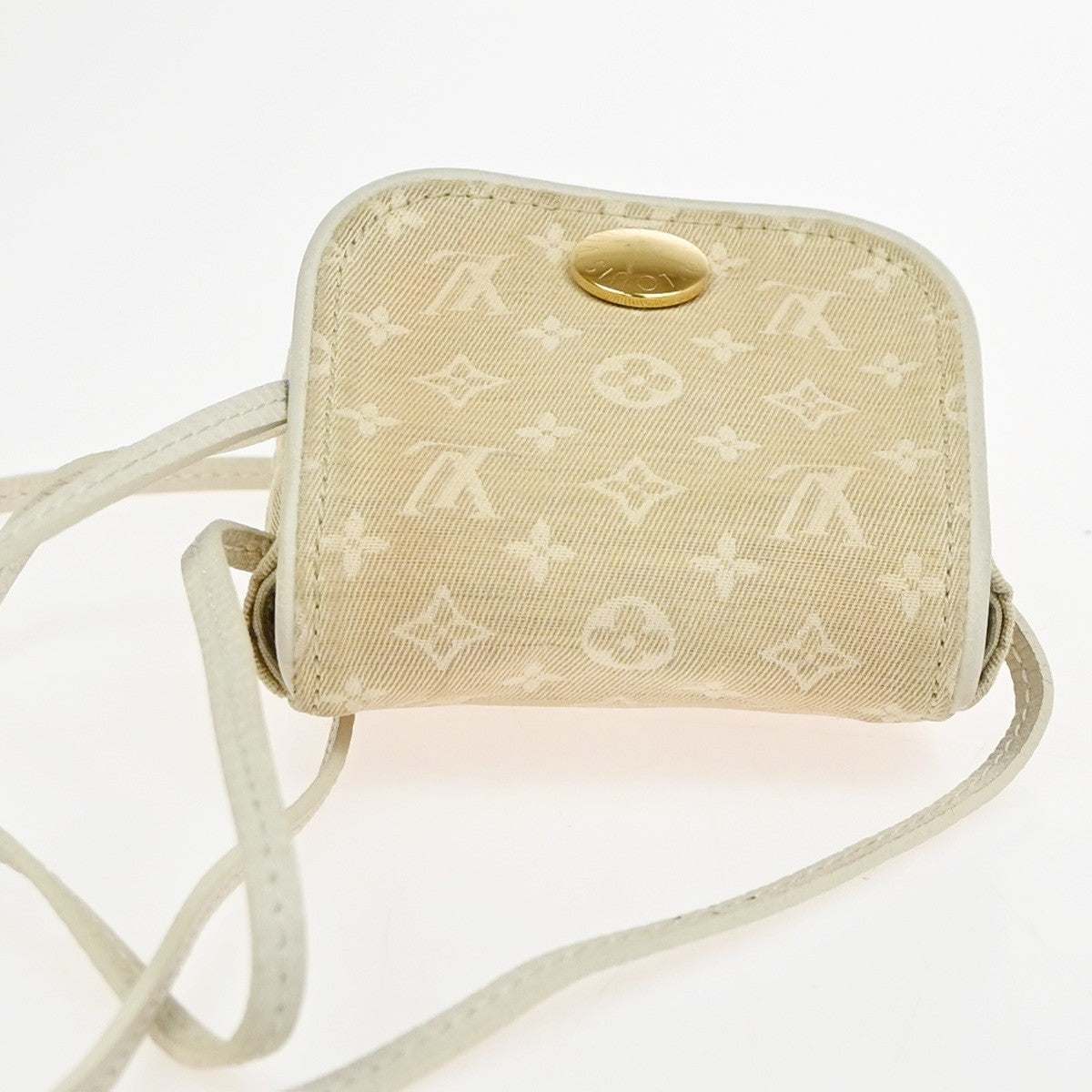 Louis Vuitton Cancun Pochette Monogram Mini Canvas Beige Canvas Clutche & Pouche Bag (Pre-Owned)