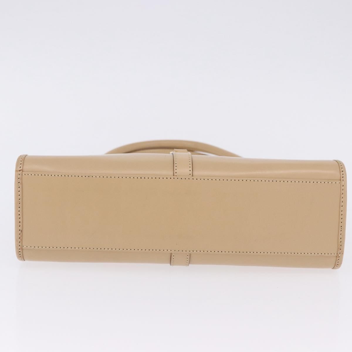 Gucci Jackie Leather Beige Leather Handbag (Pre-Owned)