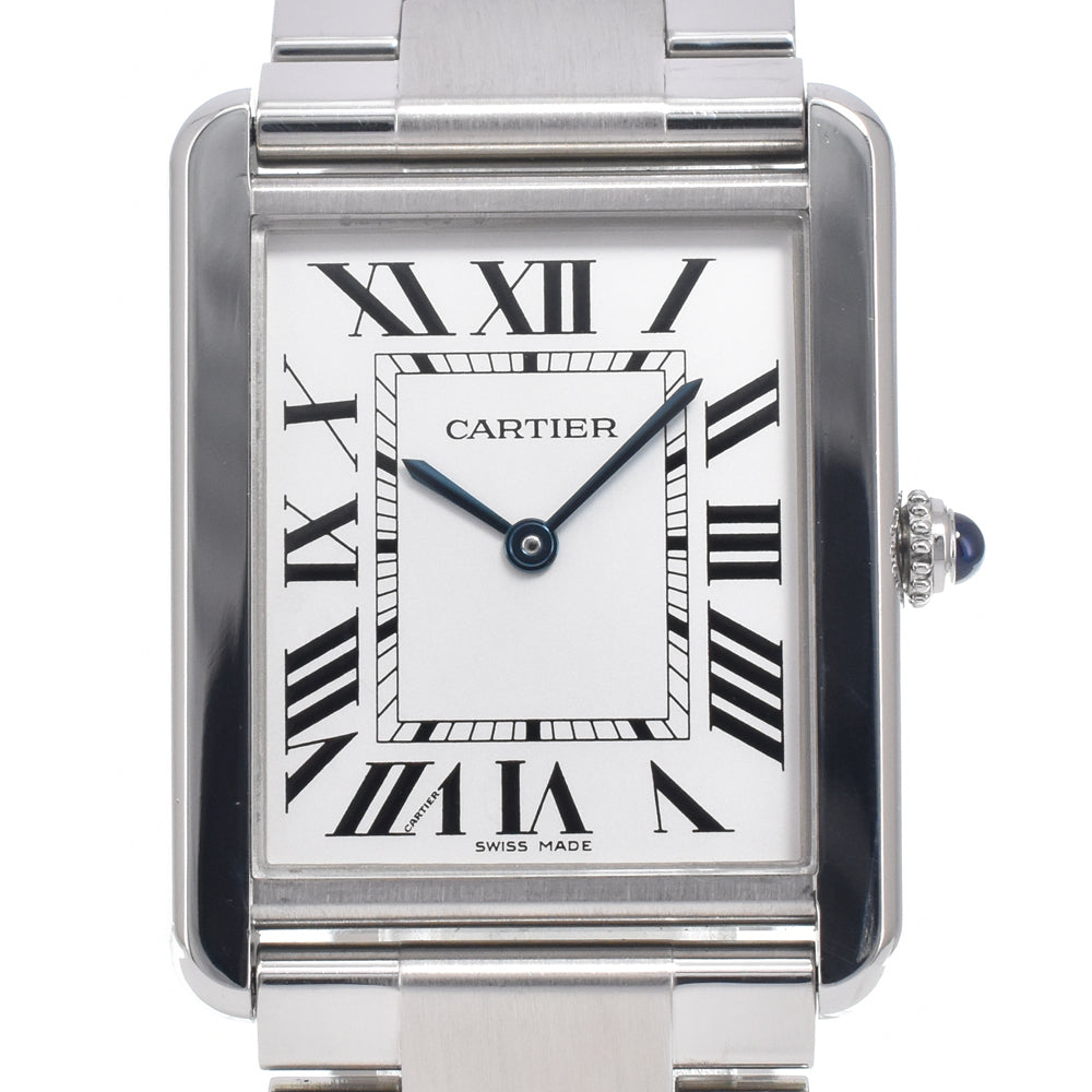Cartier Tank Solo Quartz Stainless Steel Watch (Pre-Owned)