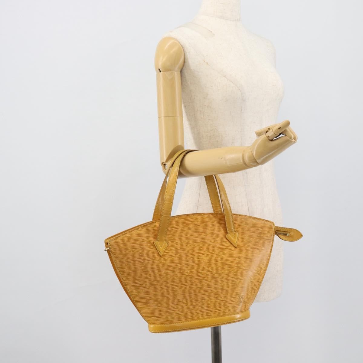 Louis Vuitton Saint Jacques Epi Leather Yellow Leather Handbag (Pre-Owned)