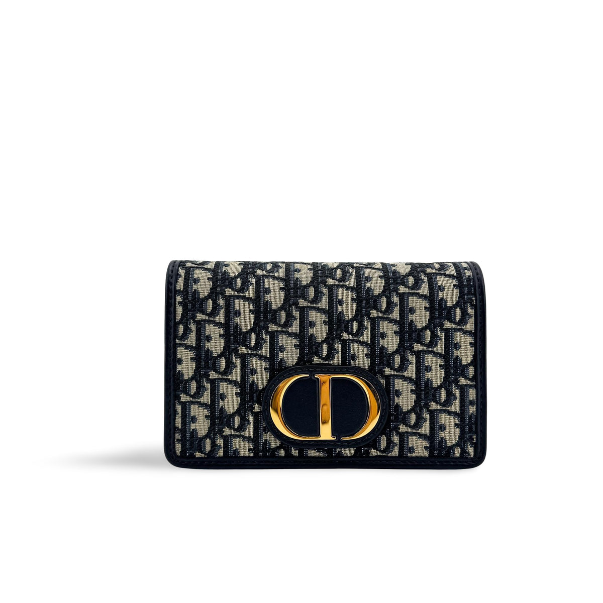 Christian Dior 30 Montaigne 2-In-1 Oblique Canvas Beige Canvas Clutche & Pouche Bag (Pre-Owned)