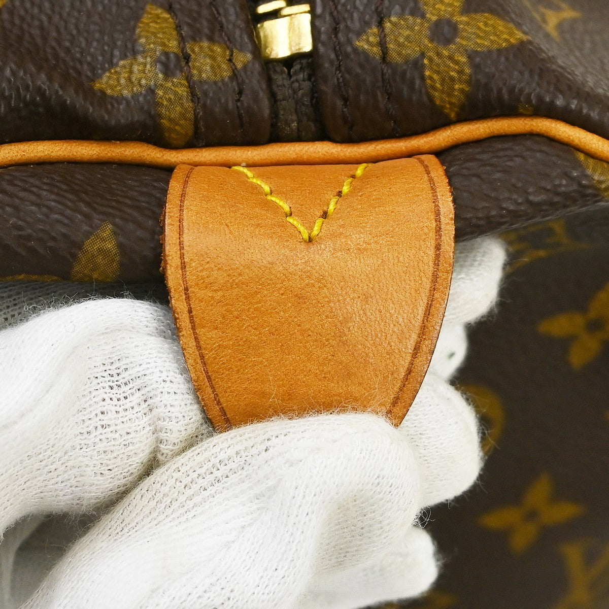 Louis Vuitton Keepall Monogram Canvas Brown Canvas Travel Bag Bag (Pre-Owned)