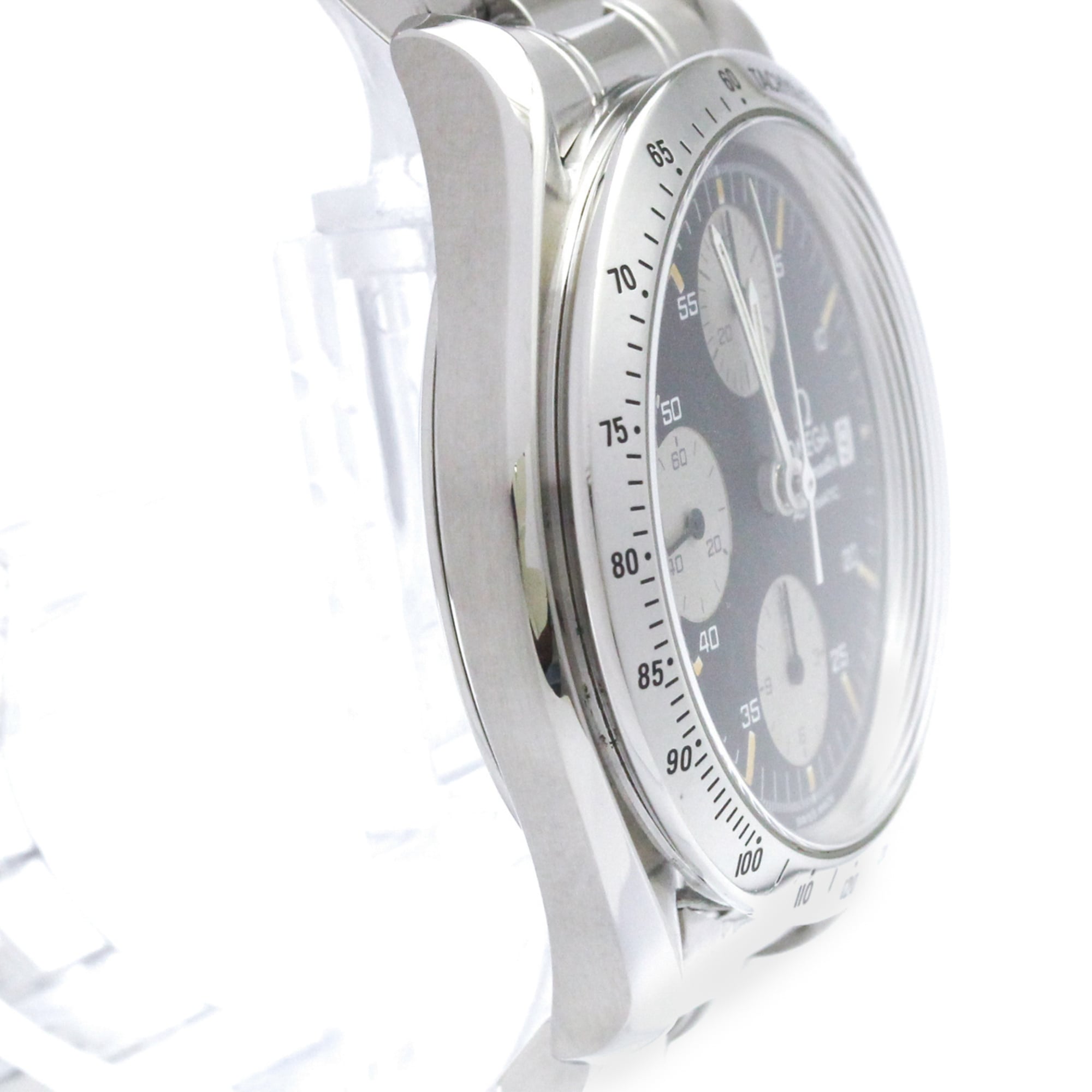 Omega Speedmaster Date Chronograph Automatic Stainless Steel Watch (Pre-Owned)