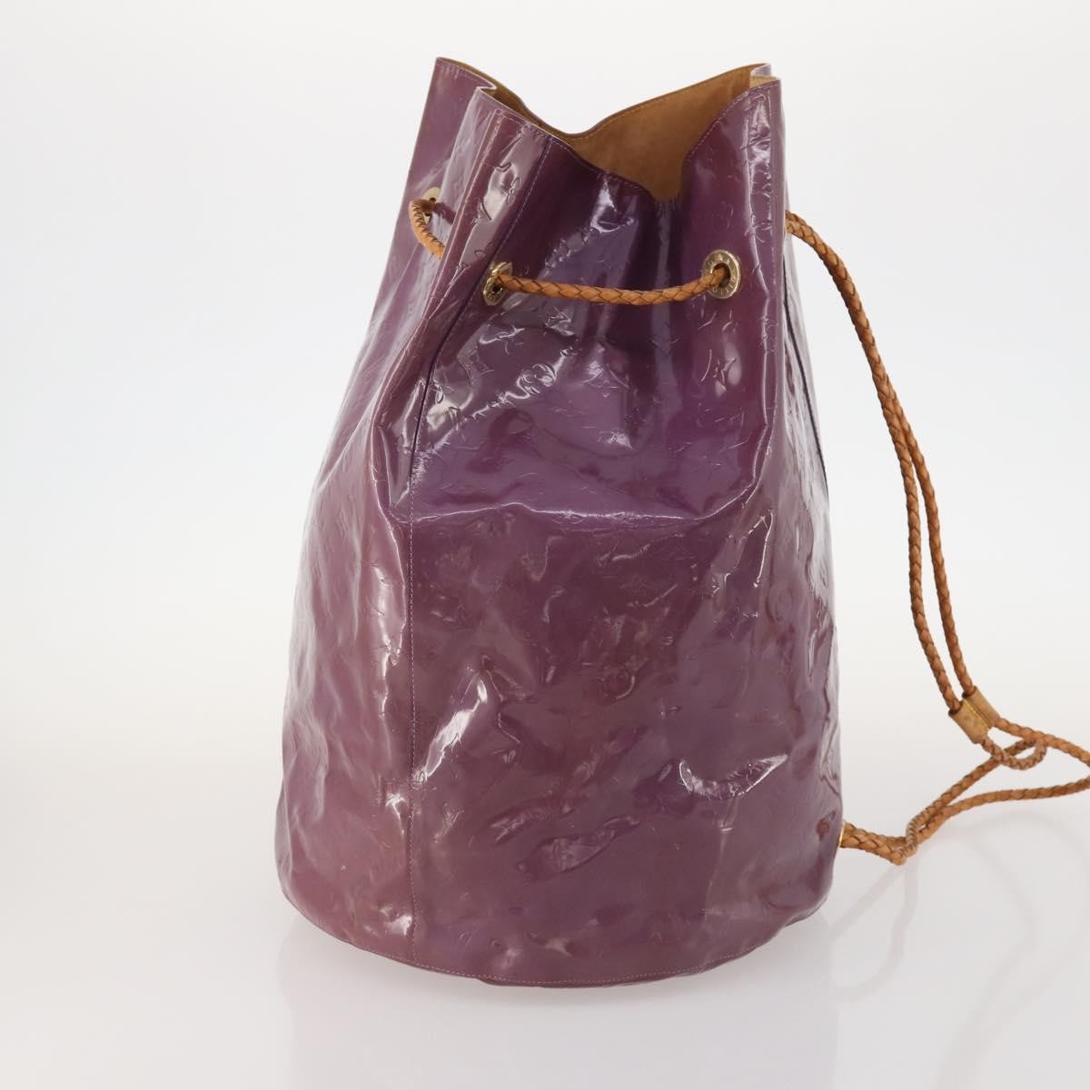 Louis Vuitton Morton Patent Leather Purple Patent_Leather Shoulder Bag Bag (Pre-Owned)