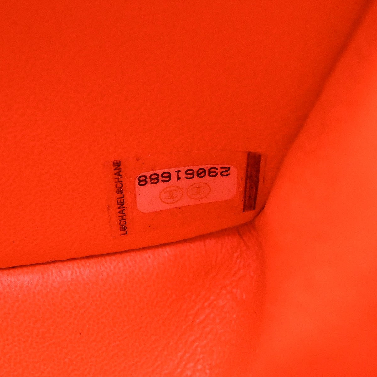 Chanel So Black Reissue 2.55 Flap Quilted Aged Calfskin Orange Leather Shoulder Bag Bag (Pre-Owned)
