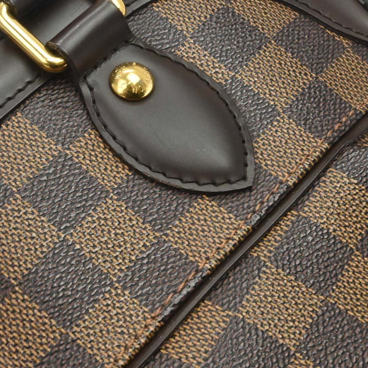 Louis Vuitton Trevi Damier Brown Canvas Handbag (Pre-Owned)