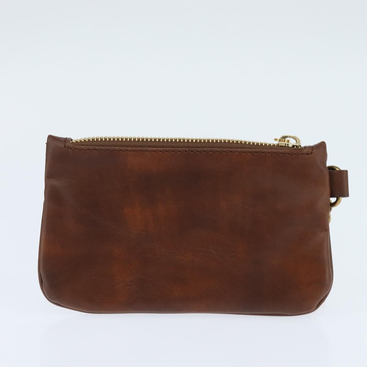 Stella Mccartney Flap Shoulder Polyester Brown Polyester Shoulder Bag Bag (Pre-Owned)