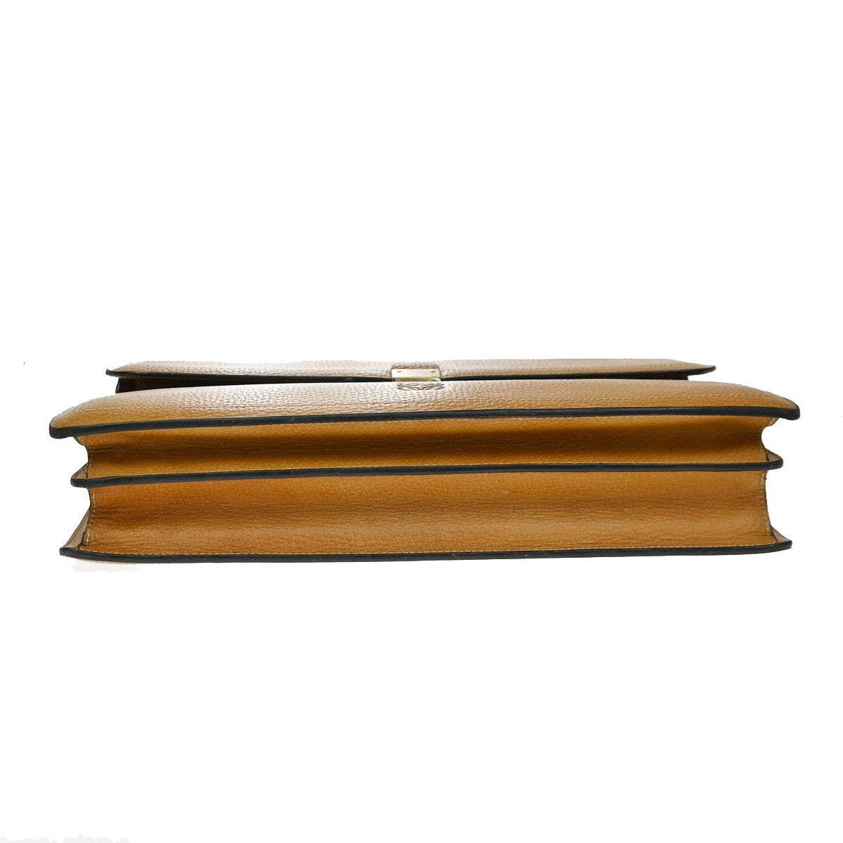 Loewe Anagram Business Leather Brown Leather Briefcase Bag (Pre-Owned)