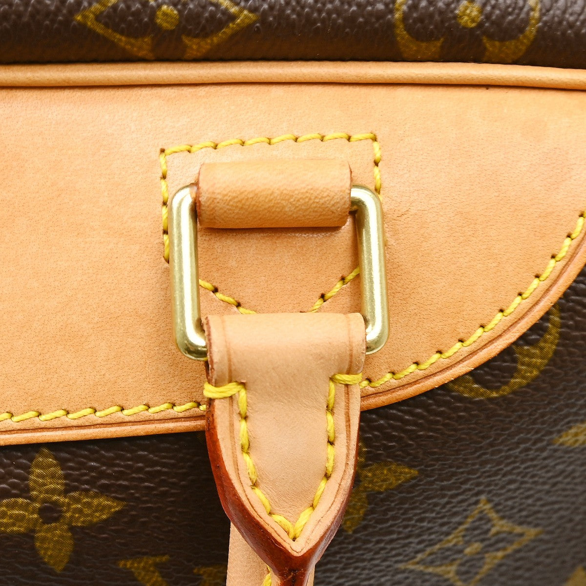 Louis Vuitton Deauville Limited Edition Since 1854 Monogram Jacquard Brown Canvas Handbag (Pre-Owned)