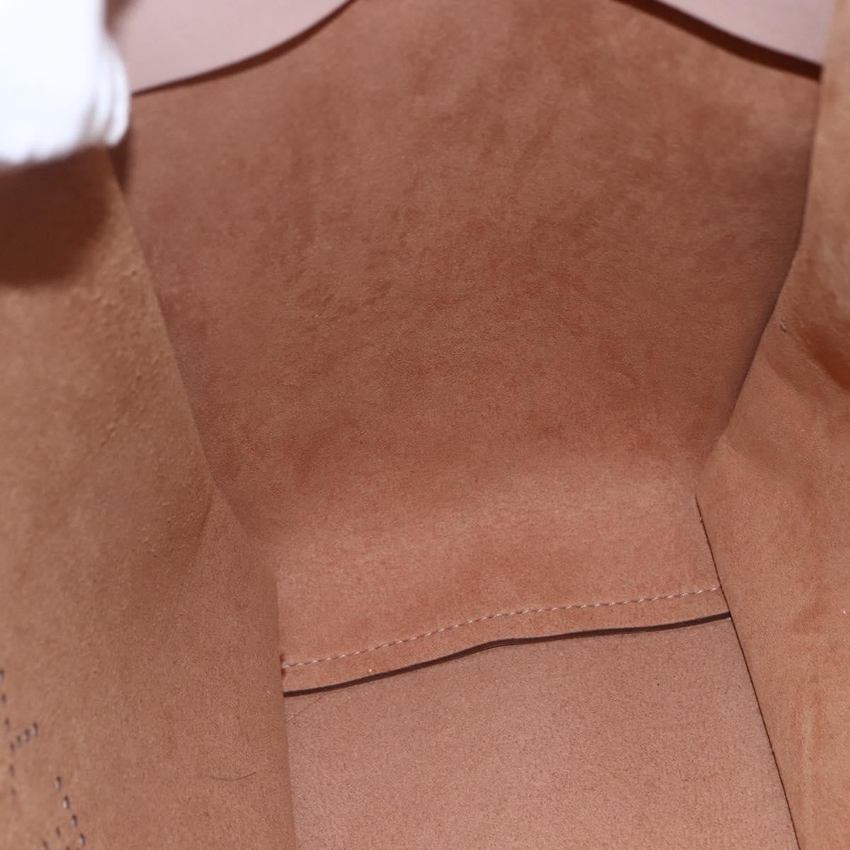 Stella Mccartney Alter Tote Perforated Faux Leather Beige Synthetic Tote Bag Bag (Pre-Owned)