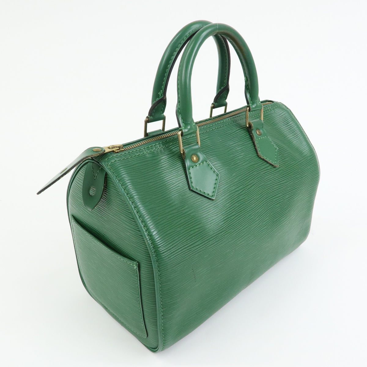 Louis Vuitton Speedy Epi Leather Green Leather Handbag (Pre-Owned)