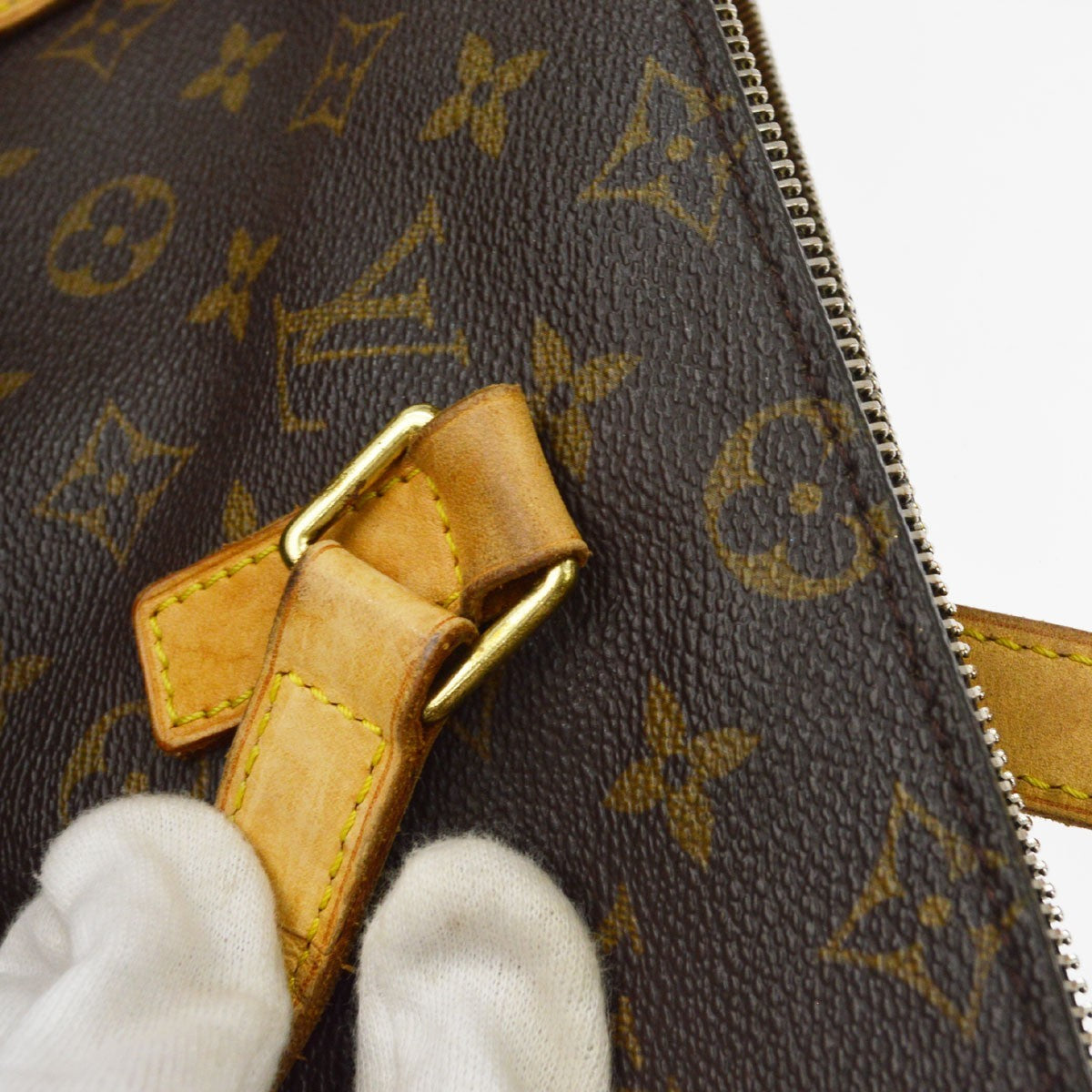 Louis Vuitton Cabas Piano Monogram Canvas Brown Canvas Tote Bag Bag (Pre-Owned)