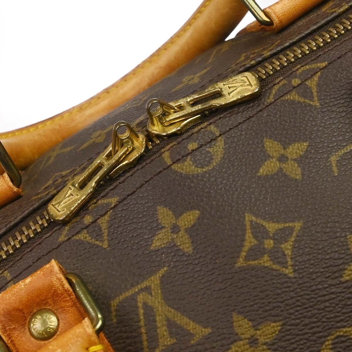 Louis Vuitton Keepall Monogram Canvas Brown Canvas Travel Bag Bag (Pre-Owned)
