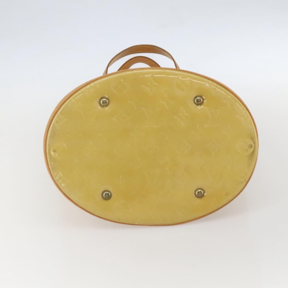 Louis Vuitton Bucket Monogram Vernis Beige Patent_Leather Shoulder Bag Bag (Pre-Owned)