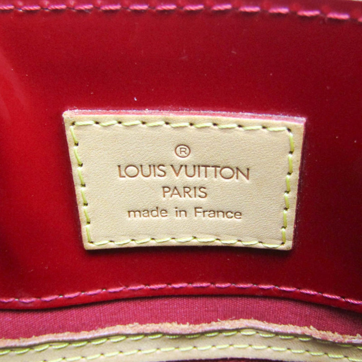 Louis Vuitton Reade Monogram Vernis Red Patent_Leather Handbag (Pre-Owned)
