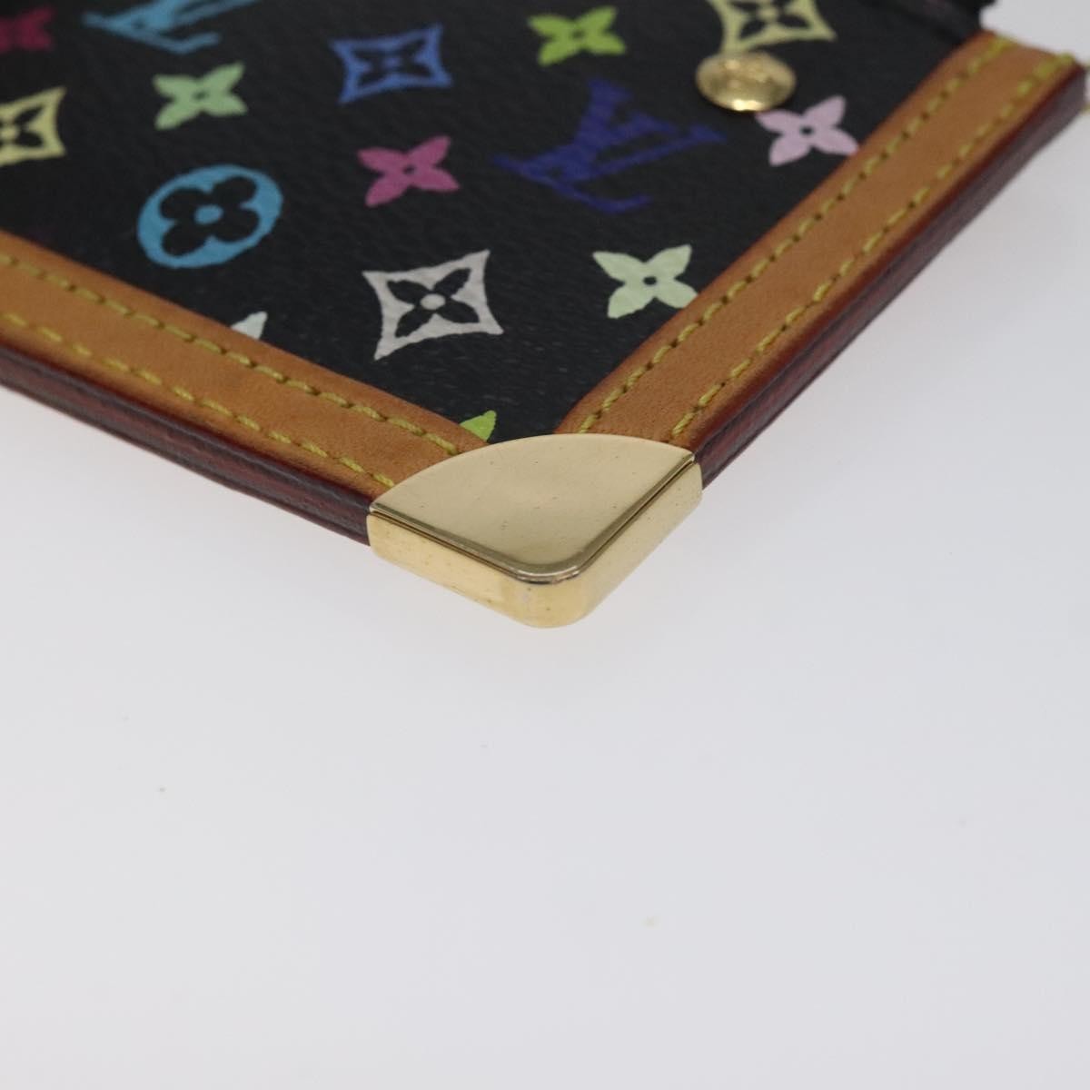 Louis Vuitton Pochette Clés Monogram Canvas Black Canvas Wallets Accessory (Pre-Owned)