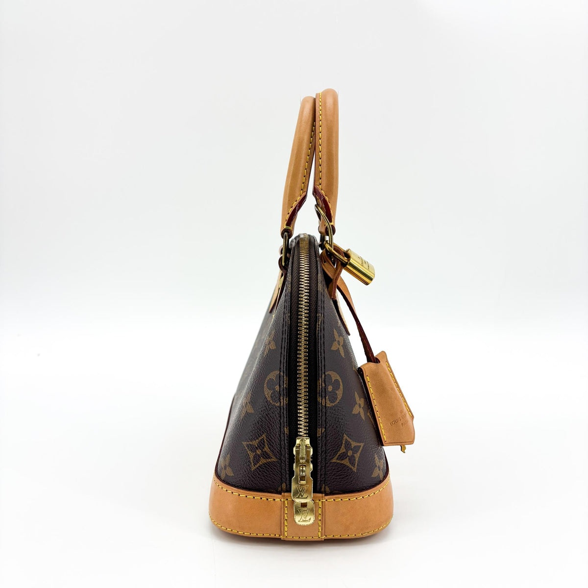 Louis Vuitton Alma Monogram Canvas Brown Canvas Handbag (Pre-Owned)