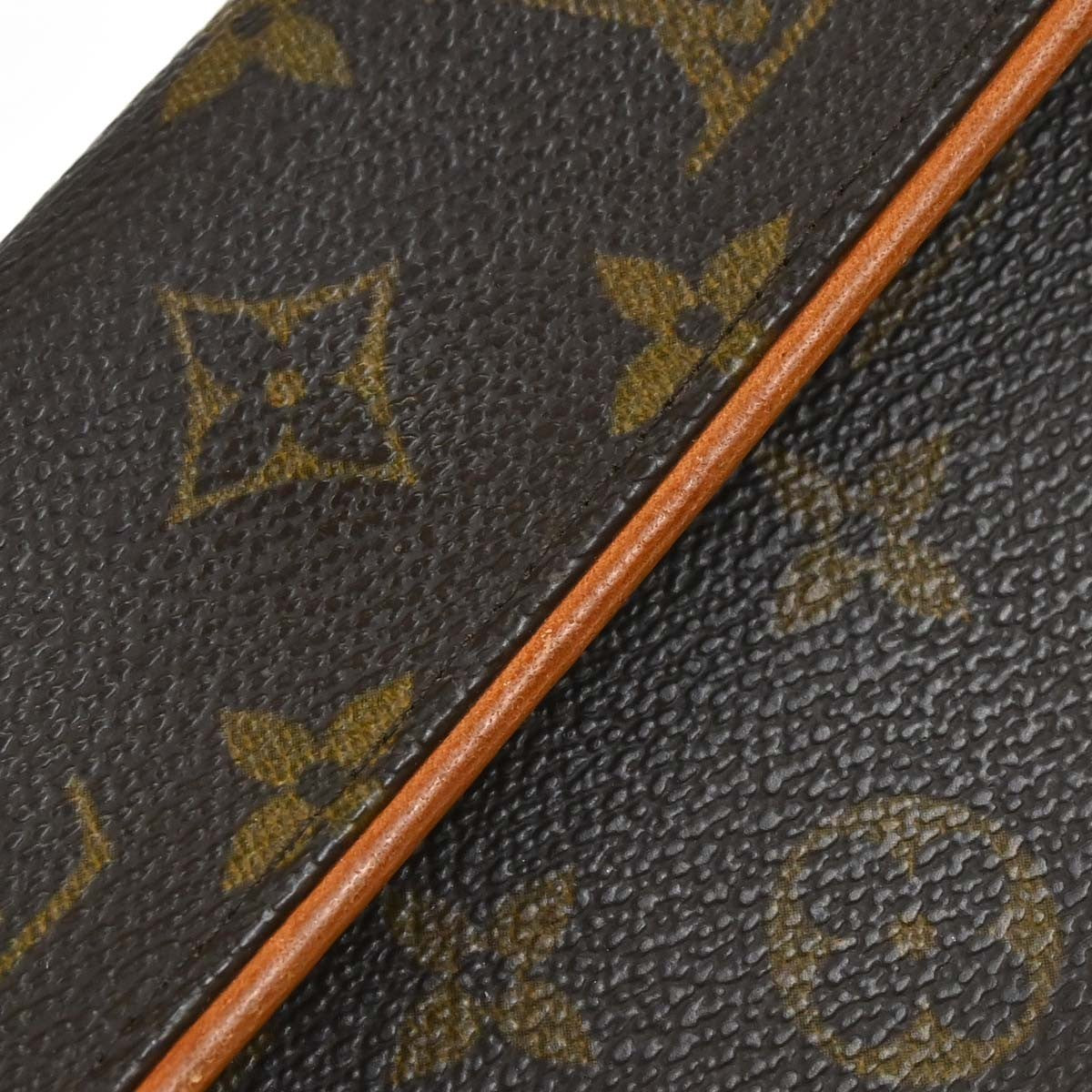Louis Vuitton Florentine Waist Monogram Canvas Brown Canvas Handbag (Pre-Owned)