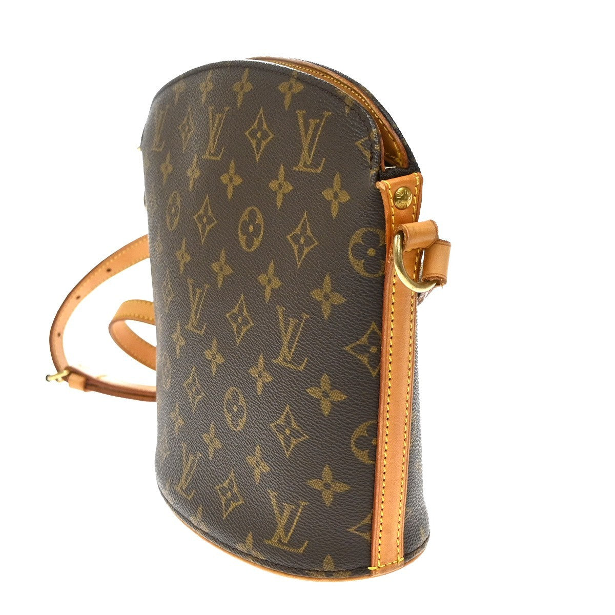 Louis Vuitton Drouot Monogram Canvas Brown Canvas Shoulder Bag Bag (Pre-Owned)