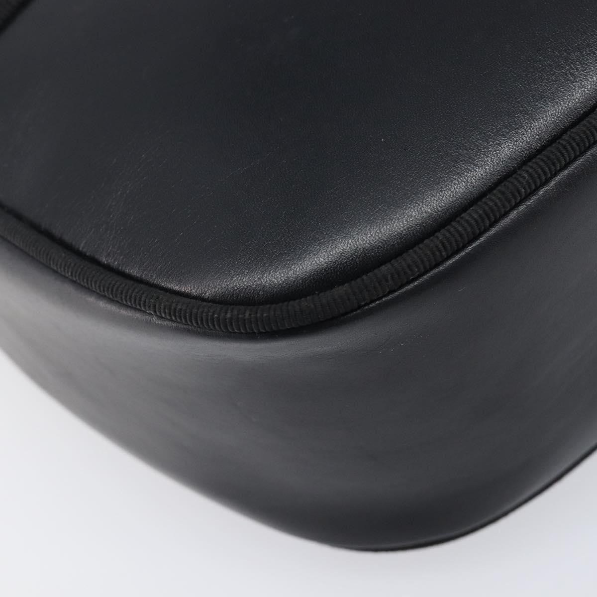 Salvatore Ferragamo Vara Bow Camera Leather Black Leather Shoulder Bag Bag (Pre-Owned)