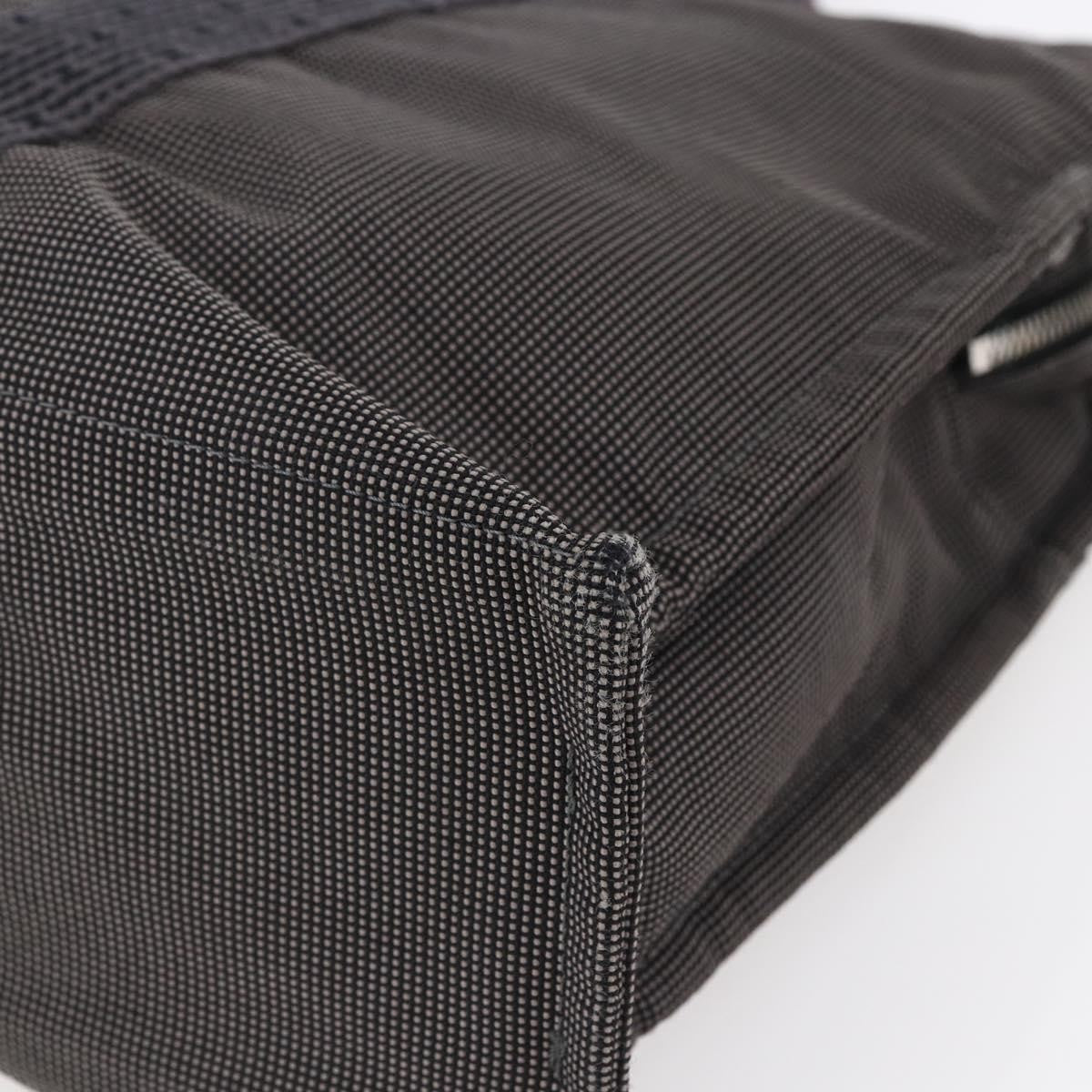 Hermes Fourre Tout Tote Canvas Gray Canvas Bag (Pre-Owned)