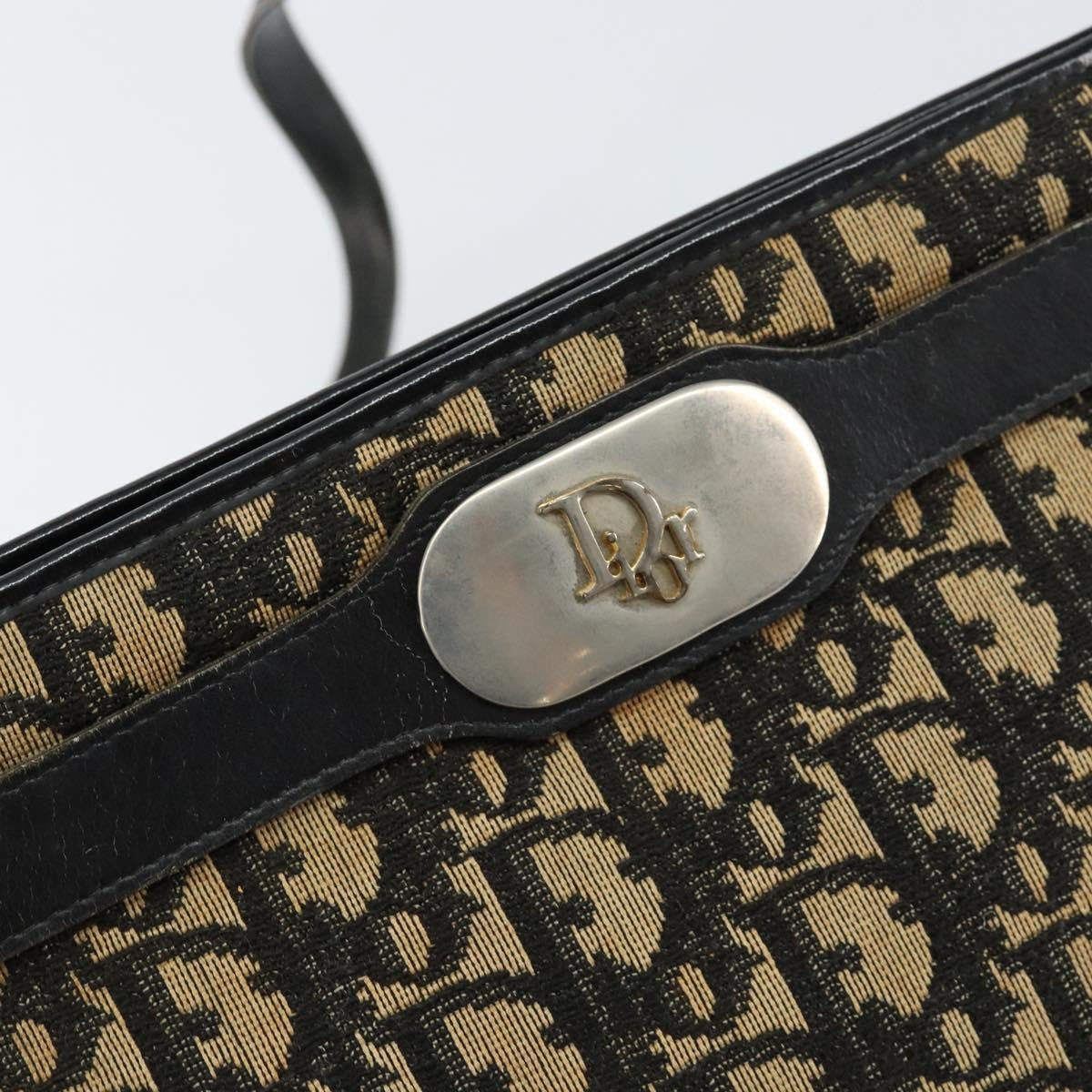Christian Dior Vintage Trotter Canvas Navy Canvas Shoulder Bag Bag (Pre-Owned)