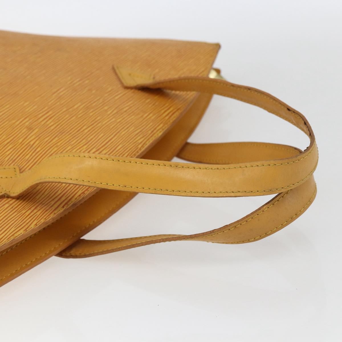 Louis Vuitton Saint Jacques Epi Leather Yellow Leather Handbag (Pre-Owned)