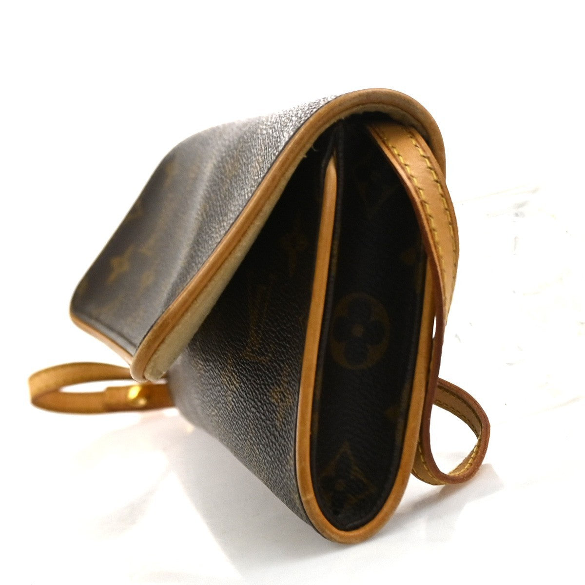 Louis Vuitton Twin Monogram Canvas Brown Canvas Clutche & Pouche Bag (Pre-Owned)