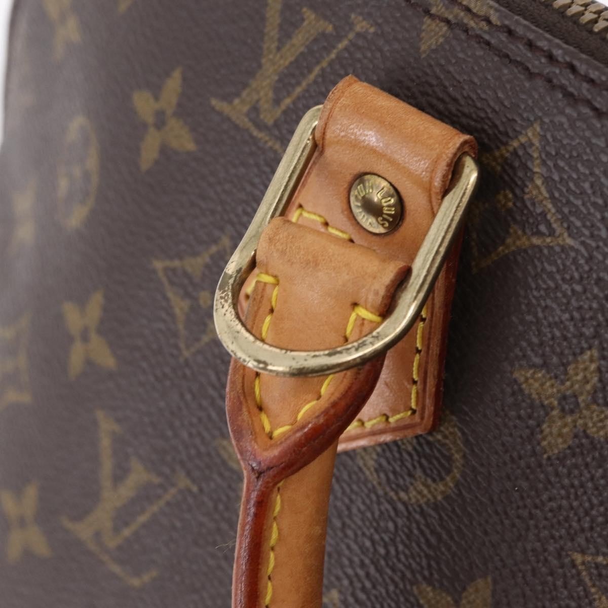 Louis Vuitton Alma Monogram Canvas Brown Canvas Handbag (Pre-Owned)