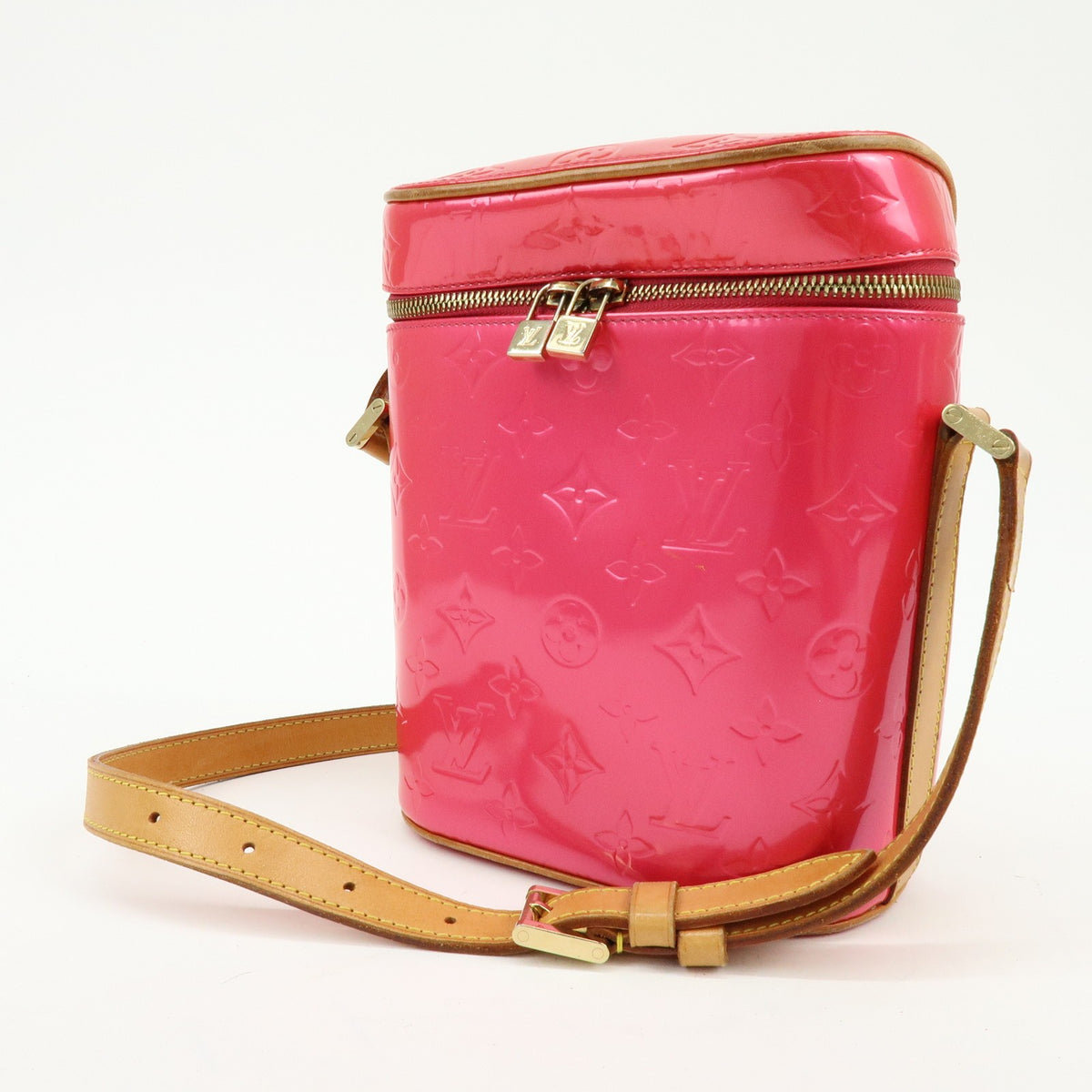 Louis Vuitton Sullivan Monogram Vernis Pink Patent_Leather Shoulder Bag Bag (Pre-Owned)
