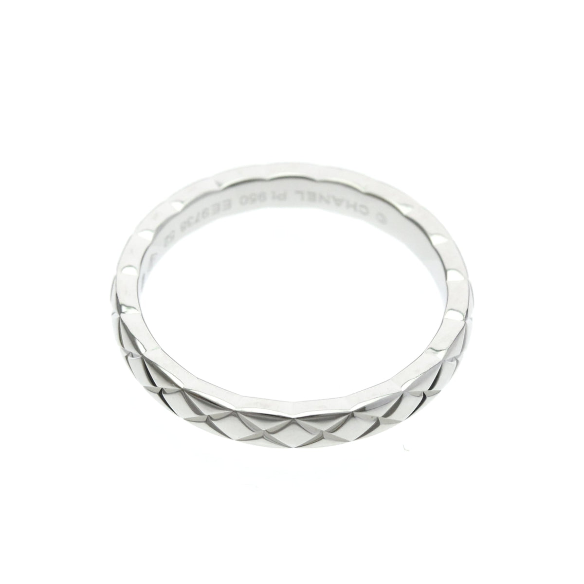 Chanel Coco Crush 950 Platinum Silver Platinum Ring Jewelry (Pre-Owned)