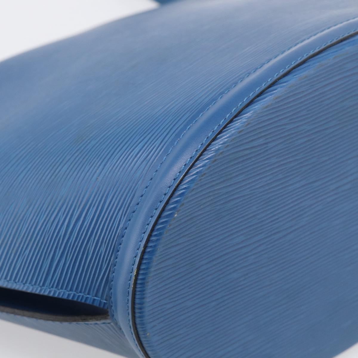 Louis Vuitton Saint Jacques Epi Leather Blue Leather Handbag (Pre-Owned)
