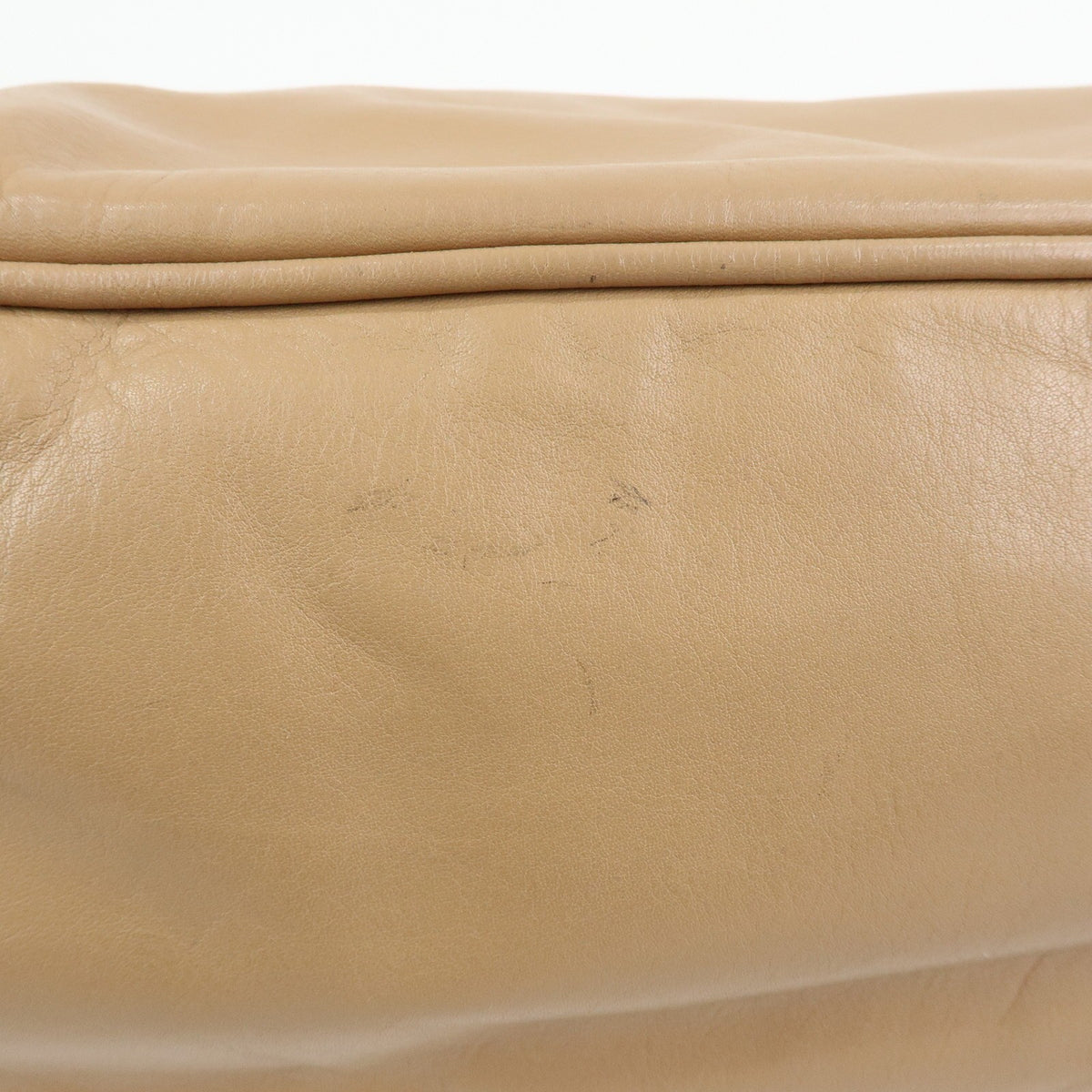 Prada Convertible Shopper Soft Calf Brown Leather Tote Bag Bag (Pre-Owned)