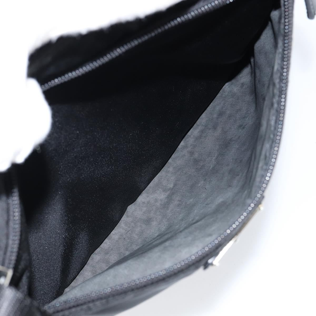 Prada Front Pocket Messenger Tessuto Black Nylon Shoulder Bag Bag (Pre-Owned)