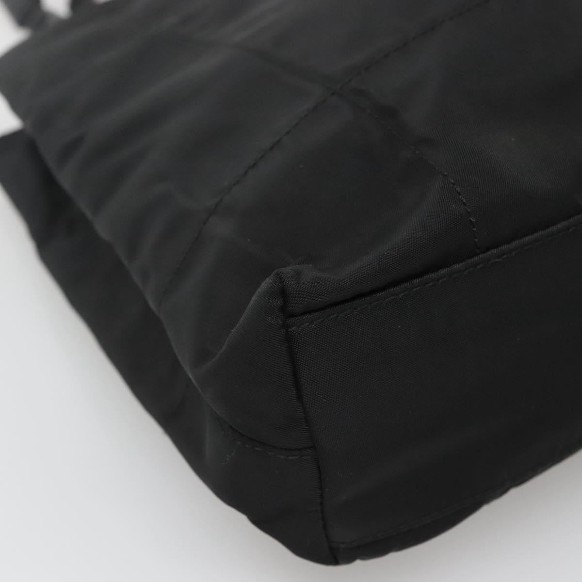 Prada Vintage Tessuto Black Nylon Handbag (Pre-Owned)