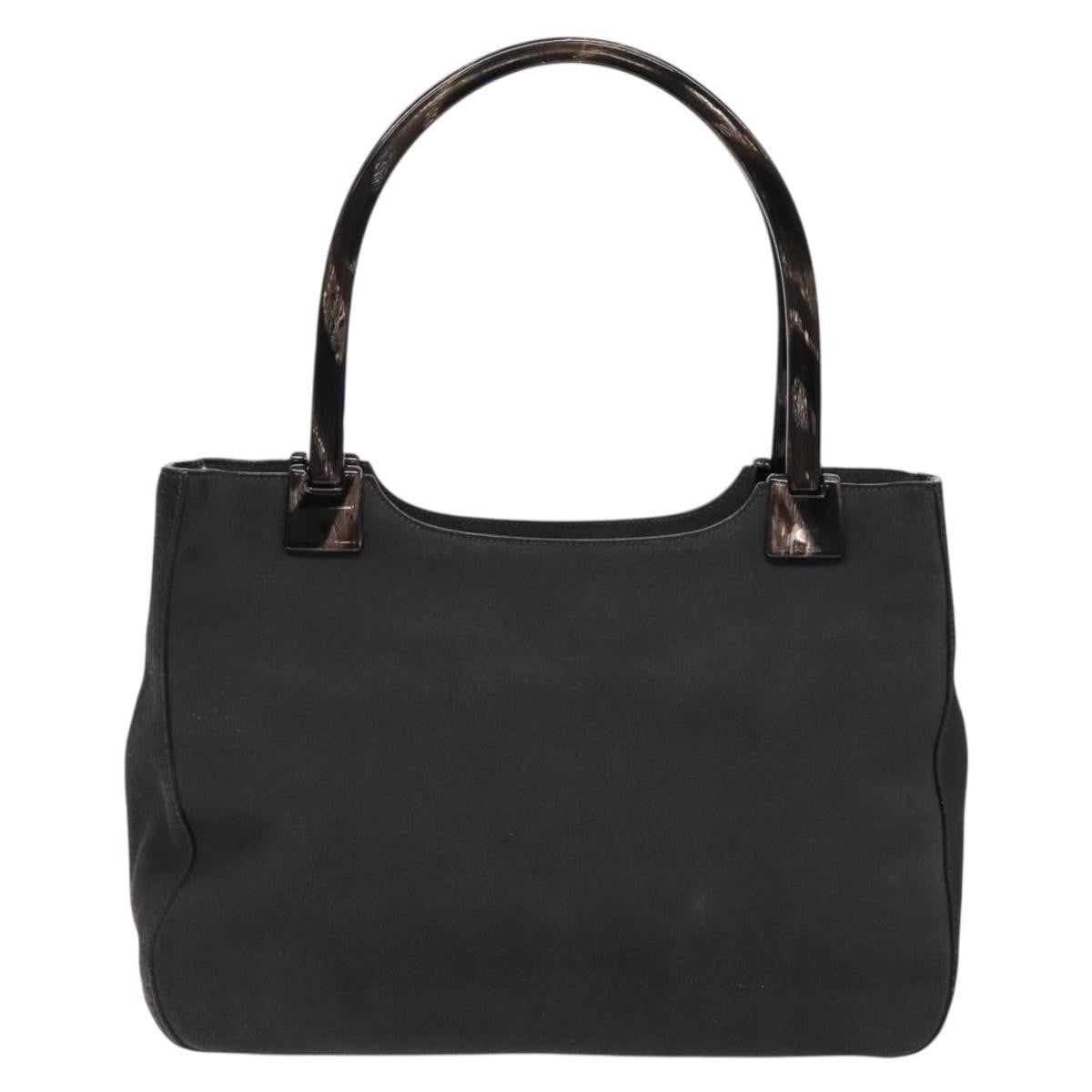 Prada Vintage Tote Suede Gray Suede Tote Bag Bag (Pre-Owned)