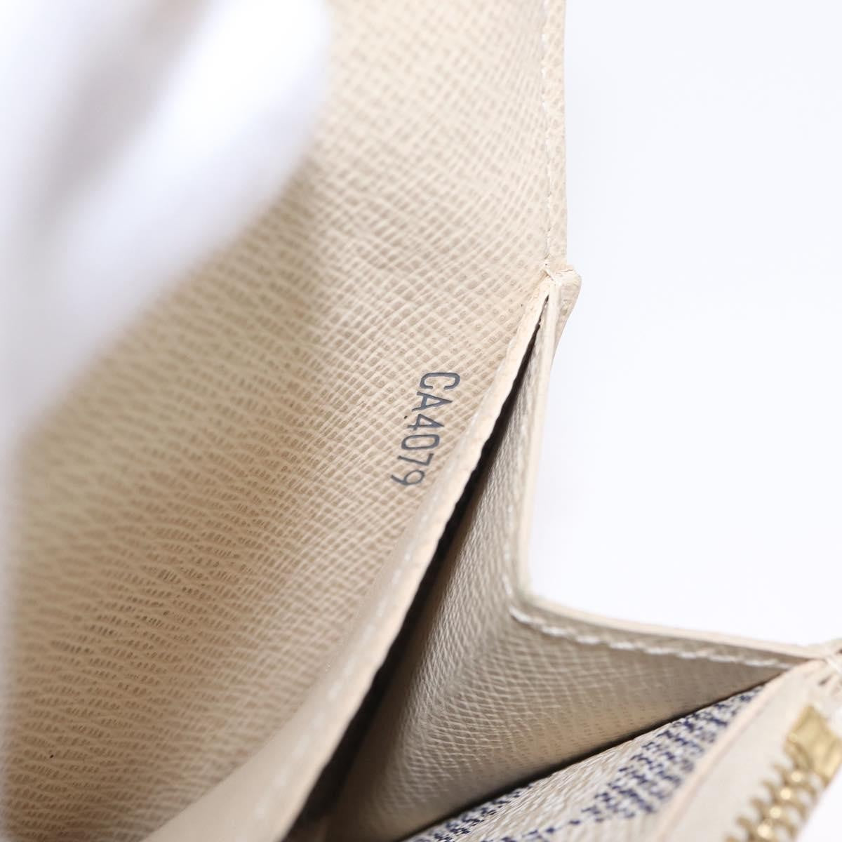 Louis Vuitton Solo Belt Damier White Canvas Clutche & Pouche Bag (Pre-Owned)