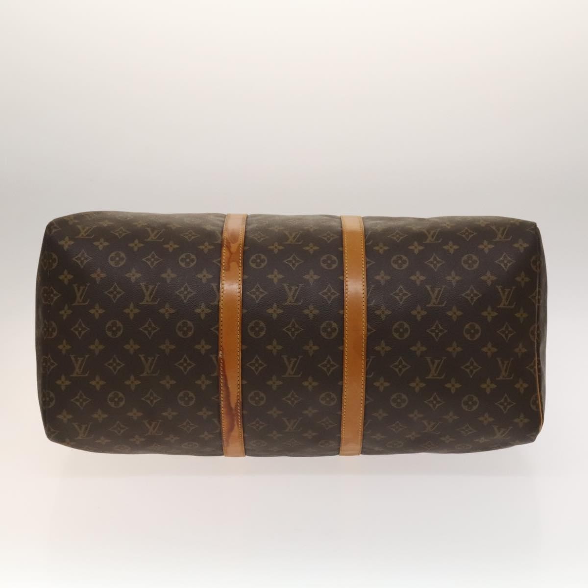 Louis Vuitton Keepall Monogram Canvas Brown Canvas Travel Bag Bag (Pre-Owned)