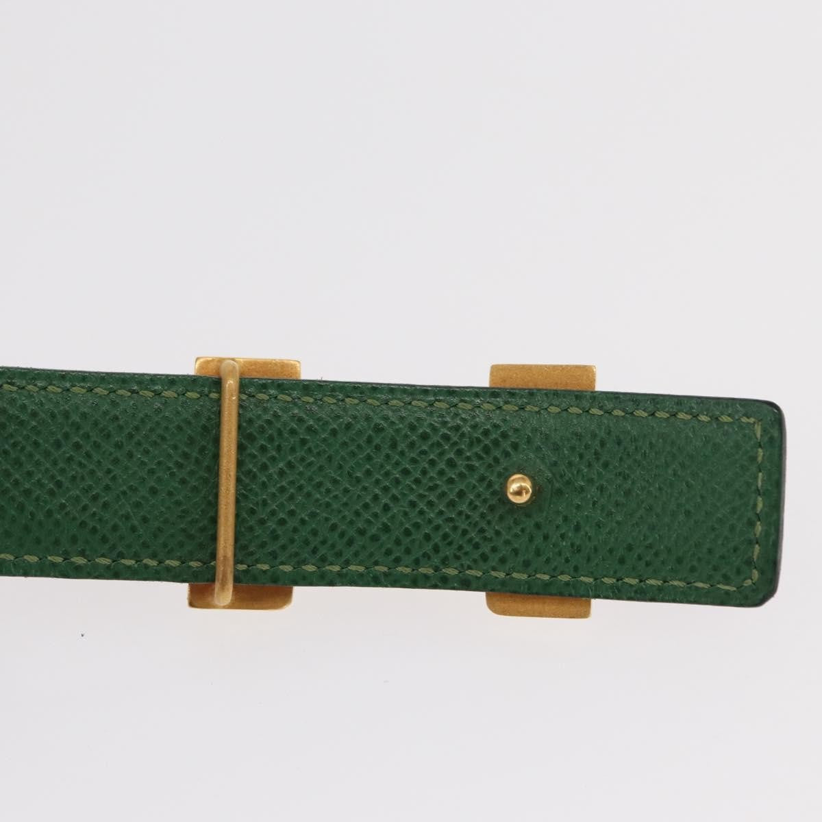 Hermes Constance Belt Leather Red Leather Belts Accessory (Pre-Owned)