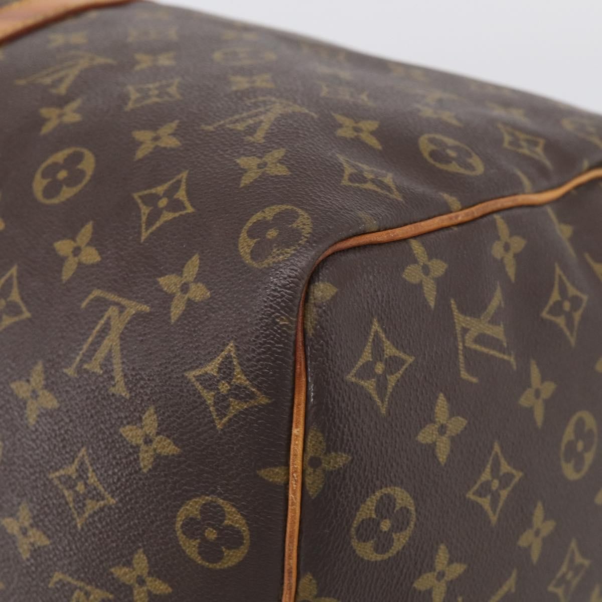 Louis Vuitton Keepall Monogram Canvas Brown Canvas Travel Bag Bag (Pre-Owned)