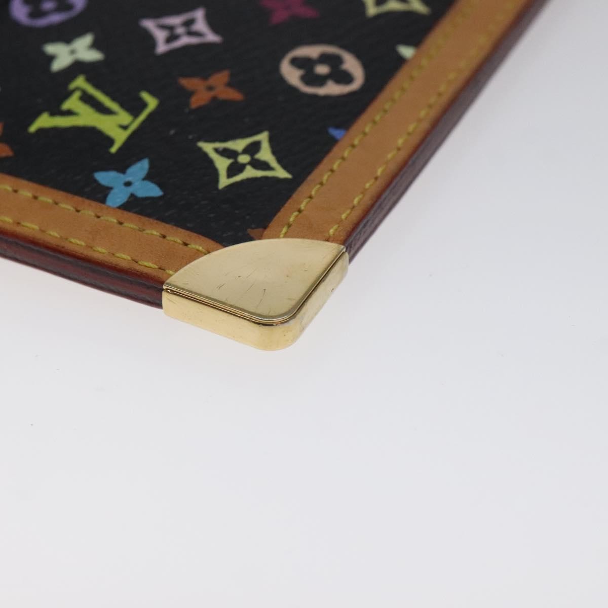 Louis Vuitton Pochette Clés Monogram Canvas Black Canvas Wallets Accessory (Pre-Owned)