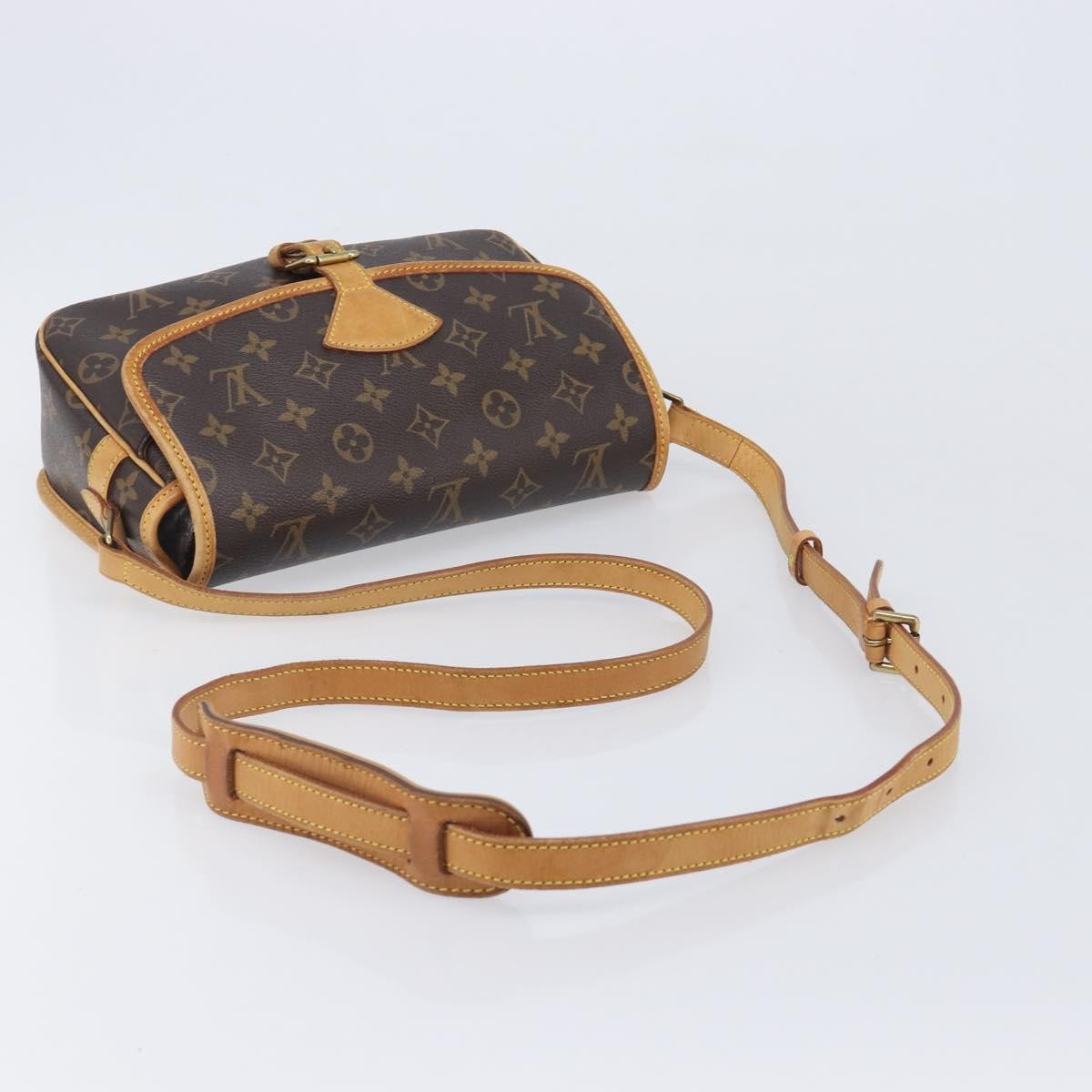 Louis Vuitton Sologne Monogram Canvas Brown Canvas Handbag (Pre-Owned)
